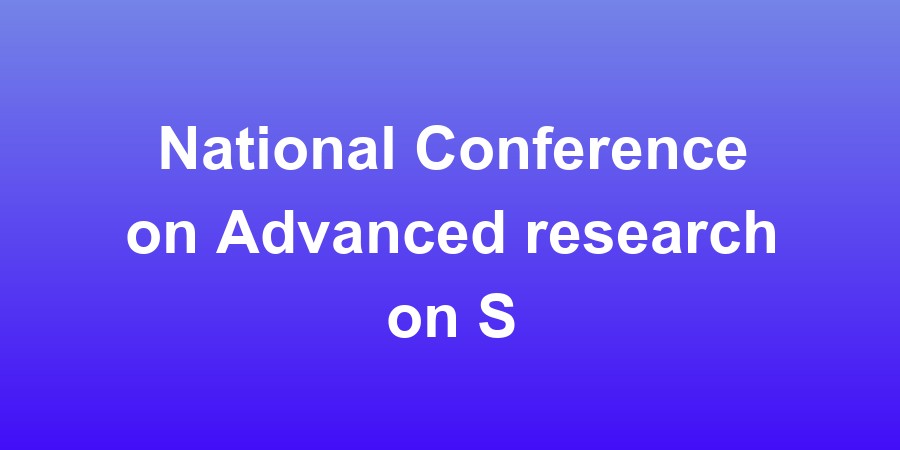 National Conference on Advanced research on Science, Engineering and Technology (NCARSET)