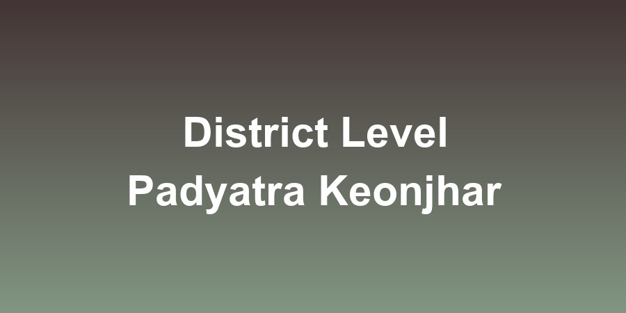 District Level Padyatra Jajpur