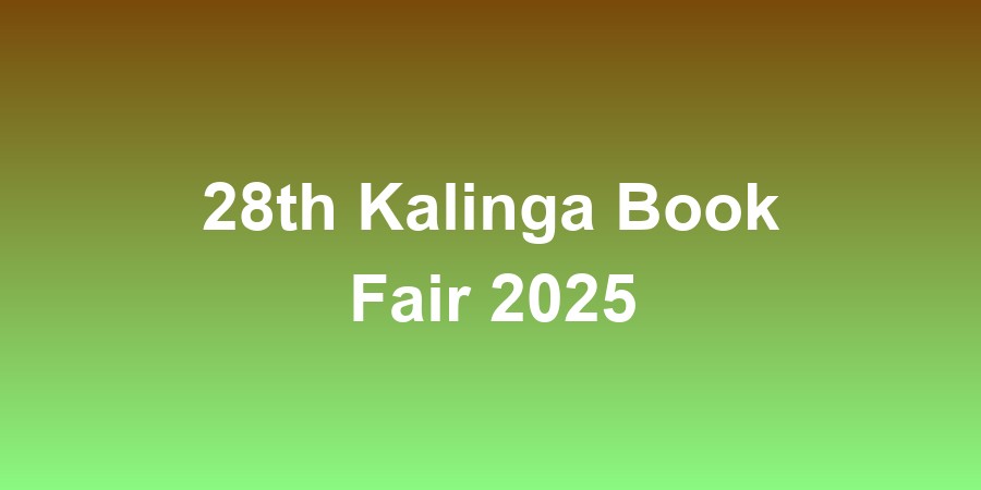 28th Kalinga Book Fair 2025