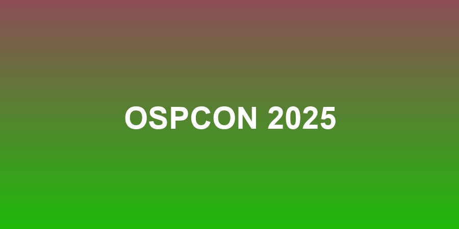 OSPCON 2025