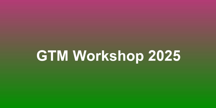 GTM Workshop 2025