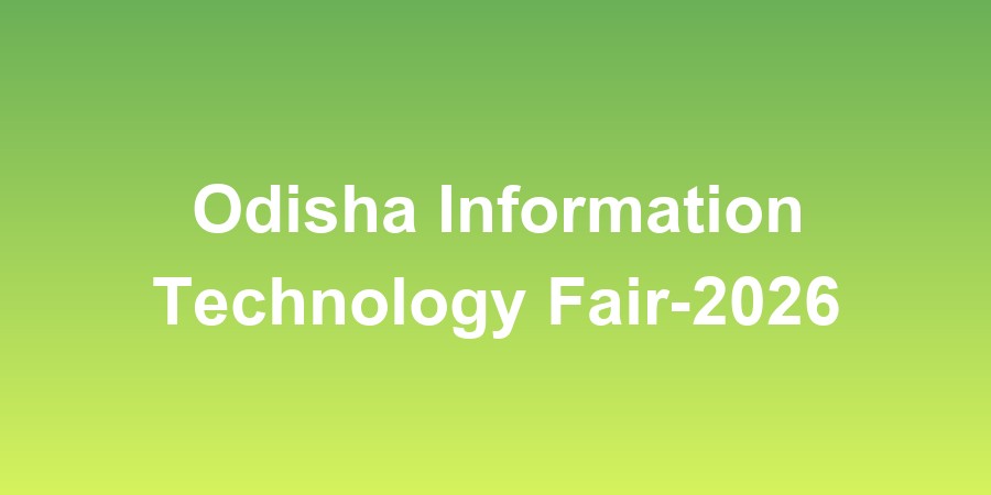 Odisha Information Technology Fair-2026