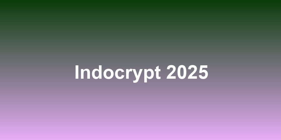 Indocrypt 2025