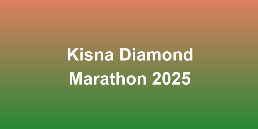 Kisna Diamond Marathon 2025