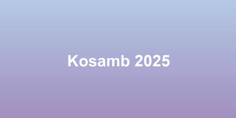 Kosamb 2025