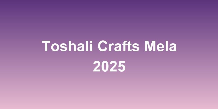 Toshali Crafts Mela 2025